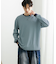 ワッフルボーダーロングTシャツ