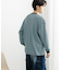 ワッフルボーダーロングTシャツ