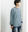 ワッフルボーダーロングTシャツ