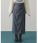 ボタンディテールスカート