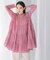 normment　COTTON VOIL TIERED TUNIC