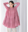 normment　COTTON VOIL TIERED TUNIC