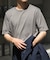 『WEB限定』『XLサイズあり』リネン混カノコクルーTシャツ