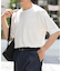 『WEB限定』『XLサイズあり』リネン混カノコクルーTシャツ
