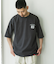 『別注』MANHATTAN PORTAGE×DOORS　フットボール オーバーサイズTシャツ