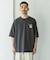 『別注』MANHATTAN PORTAGE×DOORS　フットボール オーバーサイズTシャツ