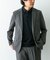 『イージーケア』LIFE STYLE TAILOR　メランジトロストレッチジャケット