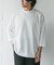 ポンチ8分袖ラウンドヘムTシャツ