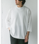 ポンチ8分袖ラウンドヘムTシャツ