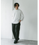ポンチ8分袖ラウンドヘムTシャツ