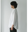 ポンチ8分袖ラウンドヘムTシャツ