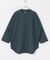 ポンチ8分袖ラウンドヘムTシャツ