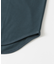ポンチ8分袖ラウンドヘムTシャツ