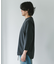 ポンチ8分袖ラウンドヘムTシャツ