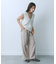 フラップポケットワイドパンツ