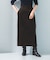 le　CORDUROY H-LINE SKIRT