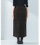 le　CORDUROY H-LINE SKIRT