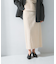 le　CORDUROY H-LINE SKIRT
