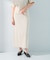 le　CORDUROY H-LINE SKIRT