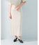 le　CORDUROY H-LINE SKIRT