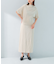 le　CORDUROY H-LINE SKIRT