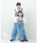 『親子リンク』ギャザースリーブブラウス(KIDS)