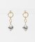 ハートドロップピアス