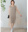 TORRAZZO DONNA　ニット×オーガンジーリバーシブルワンピース