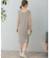 TORRAZZO DONNA　ニット×オーガンジーリバーシブルワンピース