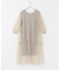 TORRAZZO DONNA　ニット×オーガンジーリバーシブルワンピース