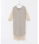 TORRAZZO DONNA　ニット×オーガンジーリバーシブルワンピース
