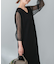 TORRAZZO DONNA　ニット×オーガンジーリバーシブルワンピース
