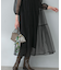 TORRAZZO DONNA　ニット×オーガンジーリバーシブルワンピース