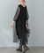 TORRAZZO DONNA　ニット×オーガンジーリバーシブルワンピース
