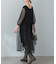 TORRAZZO DONNA　ニット×オーガンジーリバーシブルワンピース