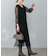 TORRAZZO DONNA　ニット×オーガンジーリバーシブルワンピース