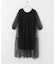 TORRAZZO DONNA　ニット×オーガンジーリバーシブルワンピース