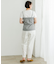 F by ROSSO　リネン混ビスチェ+半袖Tシャツ
