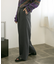 センタープレスハイウエストWIDEパンツ