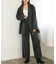 センタープレスハイウエストWIDEパンツ