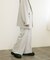 センタープレスハイウエストWIDEパンツ