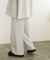 センタープレスハイウエストWIDEパンツ