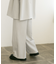 センタープレスハイウエストWIDEパンツ