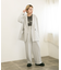 センタープレスハイウエストWIDEパンツ