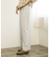 センタープレスハイウエストWIDEパンツ