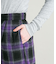 オンブレチェックWIDEパンツ
