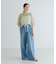シアーラメクルーネックニット