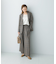 チェックワイドスラックス