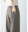 チェックワイドスラックス