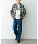 リラックスフィットチェックレギュラーシャツ